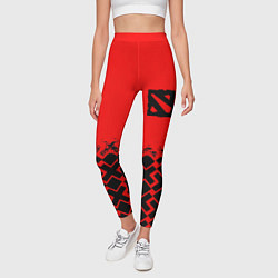 Леггинсы женские Dota игровой паттерн, цвет: 3D-принт — фото 2