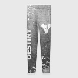 Женские легинсы Destiny - grey gradient вертикально