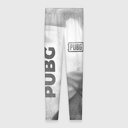 Леггинсы женские PUBG - white gradient вертикально, цвет: 3D-принт