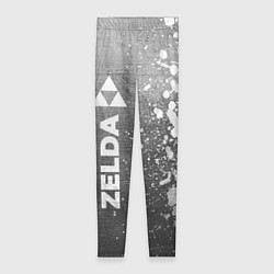 Леггинсы женские Zelda - grey gradient по-вертикали, цвет: 3D-принт