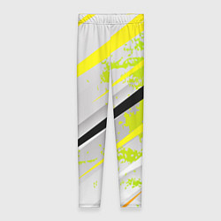 Женские легинсы Color white light green