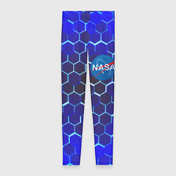 Леггинсы женские Nasa голубая броня, цвет: 3D-принт