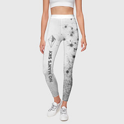 Леггинсы женские No Mans Sky - white gradient по-вертикали, цвет: 3D-принт — фото 2