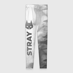 Леггинсы женские Stray - white gradient по-вертикали, цвет: 3D-принт