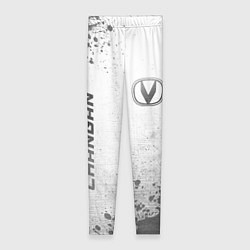 Леггинсы женские Changan - white gradient вертикально, цвет: 3D-принт