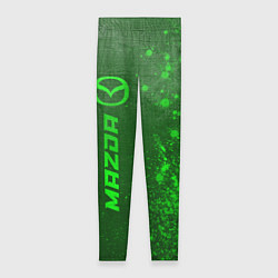 Леггинсы женские Mazda - green gradient по-вертикали, цвет: 3D-принт