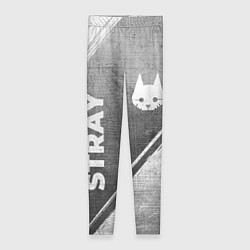 Леггинсы женские Stray - grey gradient вертикально, цвет: 3D-принт
