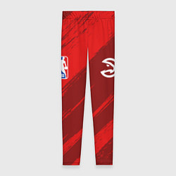 Леггинсы женские Атланта Хокс баскетбол, цвет: 3D-принт