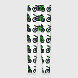 Леггинсы женские Motorbike green, цвет: 3D-принт