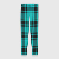 Леггинсы женские Checkered blue, цвет: 3D-принт