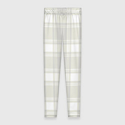 Леггинсы женские Checked white completely, цвет: 3D-принт