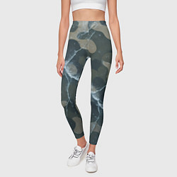 Леггинсы женские Ледяной камуфляж, цвет: 3D-принт — фото 2