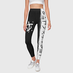 Леггинсы женские Doom символы марса, цвет: 3D-принт — фото 2