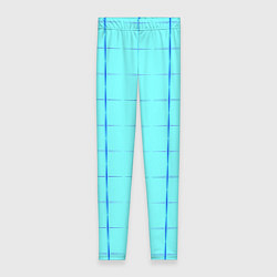 Леггинсы женские Сolor blue line, цвет: 3D-принт
