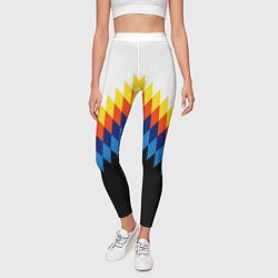 Леггинсы женские Олдскульный паттерн, цвет: 3D-принт — фото 2