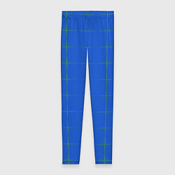 Женские легинсы Color blue stripes
