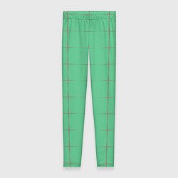 Леггинсы женские Color green stripes, цвет: 3D-принт