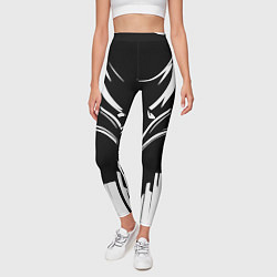 Леггинсы женские Авиатор черный, цвет: 3D-принт — фото 2