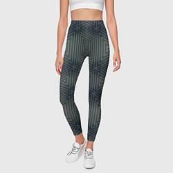 Леггинсы женские Треугольное сияние, цвет: 3D-принт — фото 2