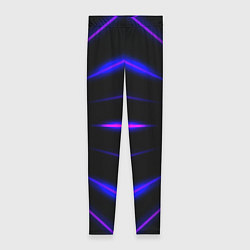 Женские легинсы Color black neon stripes