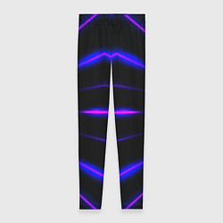 Женские легинсы Color black neon