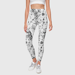 Леггинсы женские Бузулукский бор, цвет: 3D-принт — фото 2