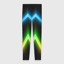 Леггинсы женские Neon multicolored lines, цвет: 3D-принт