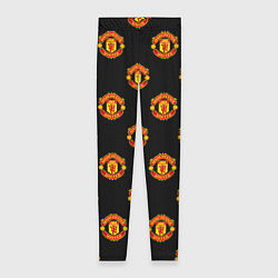 Леггинсы женские Manchester United Pattern, цвет: 3D-принт