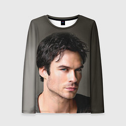 Лонгслив женский Ian Somerhalder, цвет: 3D-принт