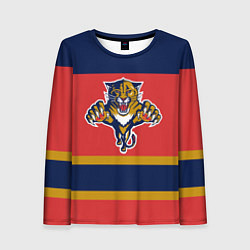 Лонгслив женский Florida Panthers, цвет: 3D-принт