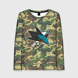 Женский лонгслив Sharks Camouflage