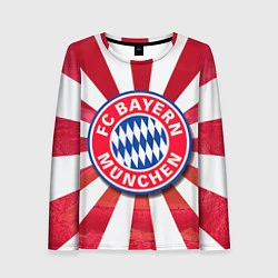 Лонгслив женский FC Bayern, цвет: 3D-принт