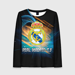 Лонгслив женский Real Madrid, цвет: 3D-принт