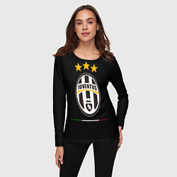 Лонгслив женский Juventus: 3 stars, цвет: 3D-принт — фото 2