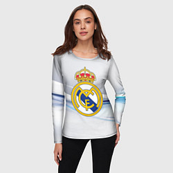 Лонгслив женский Реал Мадрид, цвет: 3D-принт — фото 2