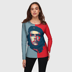 Лонгслив женский Che Guevara, цвет: 3D-принт — фото 2