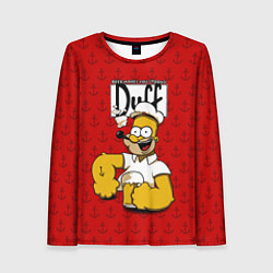 Лонгслив женский Duff Beer, цвет: 3D-принт