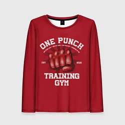 Женский лонгслив One Punch Gym