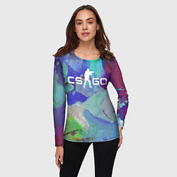 Лонгслив женский CS:GO Surface Hardening, цвет: 3D-принт — фото 2