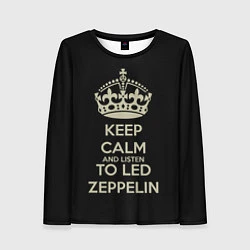 Женский лонгслив Keep Calm & Led Zeppelin