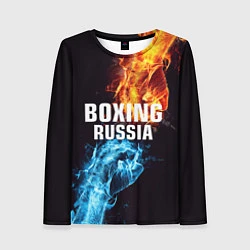 Женский лонгслив Boxing Russia