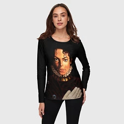 Лонгслив женский Король Майкл Джексон, цвет: 3D-принт — фото 2