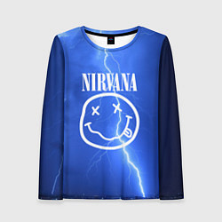 Женский лонгслив Nirvana: Lightning