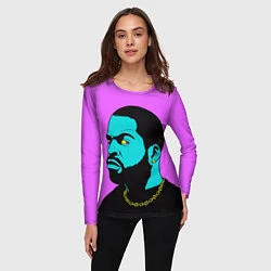 Лонгслив женский Ice Cube: Neon colour, цвет: 3D-принт — фото 2