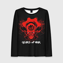 Лонгслив женский Gears of War: Red Skull, цвет: 3D-принт