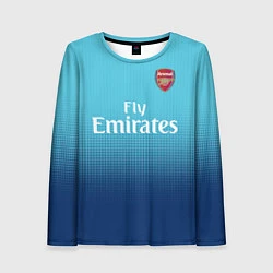 Лонгслив женский Arsenal FC: Ozil Blue Away 17/18, цвет: 3D-принт