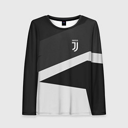 Лонгслив женский FC Juventus: Sport Geometry, цвет: 3D-принт