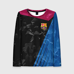 Лонгслив женский FC Barcelona: Abstract, цвет: 3D-принт