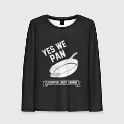 Женский лонгслив Yes We Pan