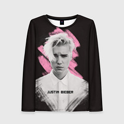 Женский лонгслив Justin Bieber: Pink Splash